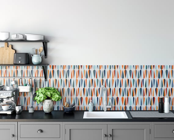 Ilemong Peel&Stick Backsplash Tile Vinyl Wall Tiles 10 In. X 10 In. X 0.04 In. Stick On Backsplashfor Kitchen Wall 10 Tiles Pack Lm Dw026