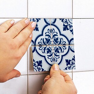 Pegatinas de Carrelage, Pegatinas de Escalera, Carrelage Adhésif, Contrahuella de Escalera, Arte de Pared de Mosaico, Calcomanía de Azulejos, Pegatinas de Azulejos, Paquete de 24 - SKU:SCPTTN3 imagen 4