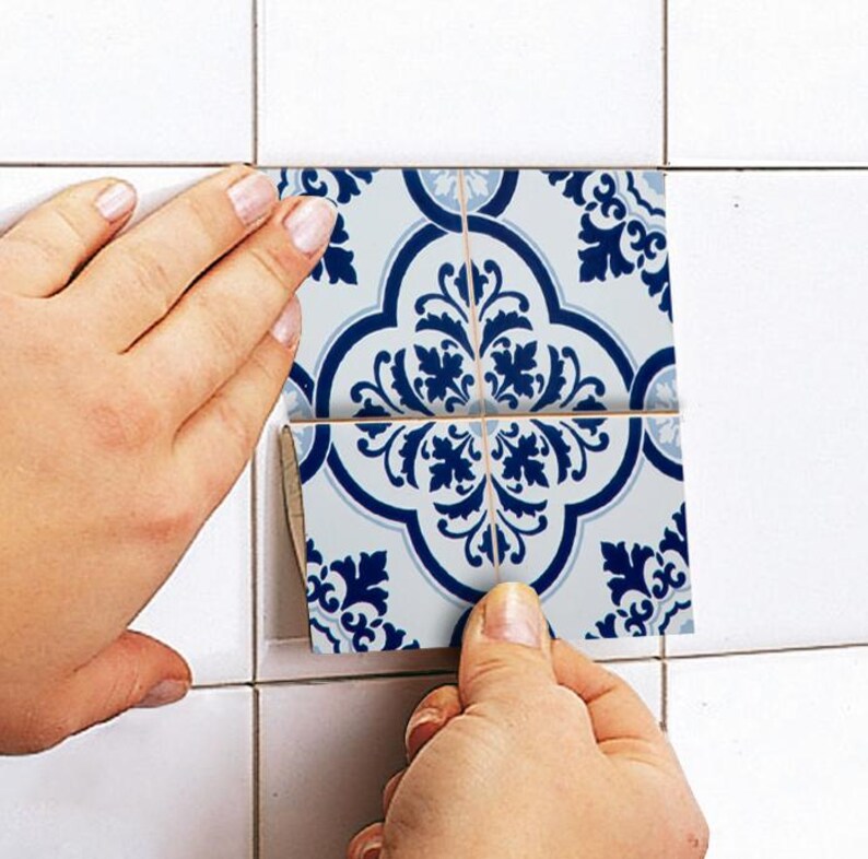 Pegatinas de Carrelage, Pegatinas de Escalera, Carrelage Adhésif, Contrahuella de Escalera, Arte de Pared de Mosaico, Calcomanía de Azulejos, Pegatinas de Azulejos, Paquete de 24 - SKU:SCPTTN3 imagen 4