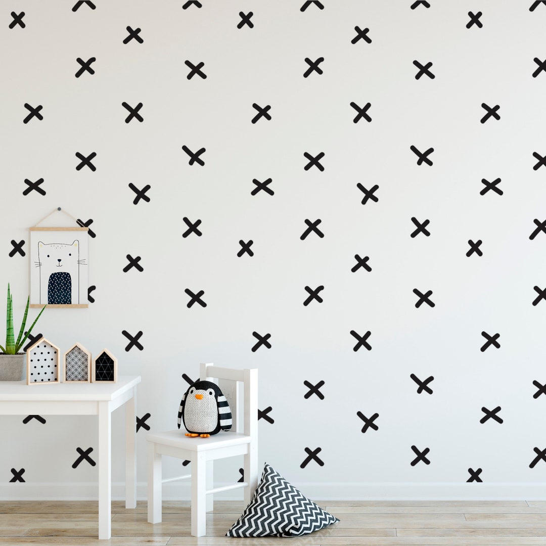 Minimalist Art Removable Wallpaper Doodle Art Self-adhesive Peel and