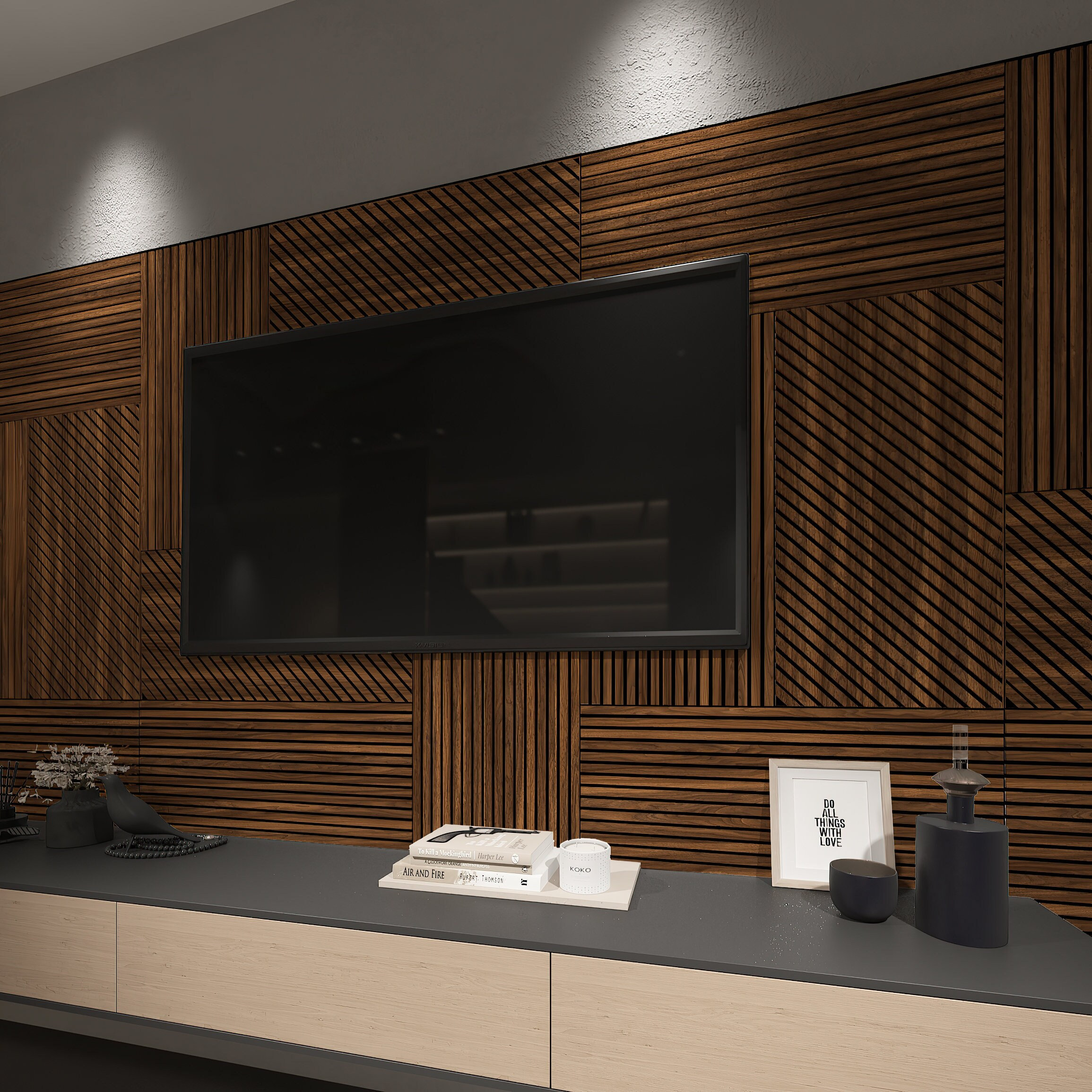 Achetez en gros Mur Moderne Revêtement Décoratif à La Maison Tv