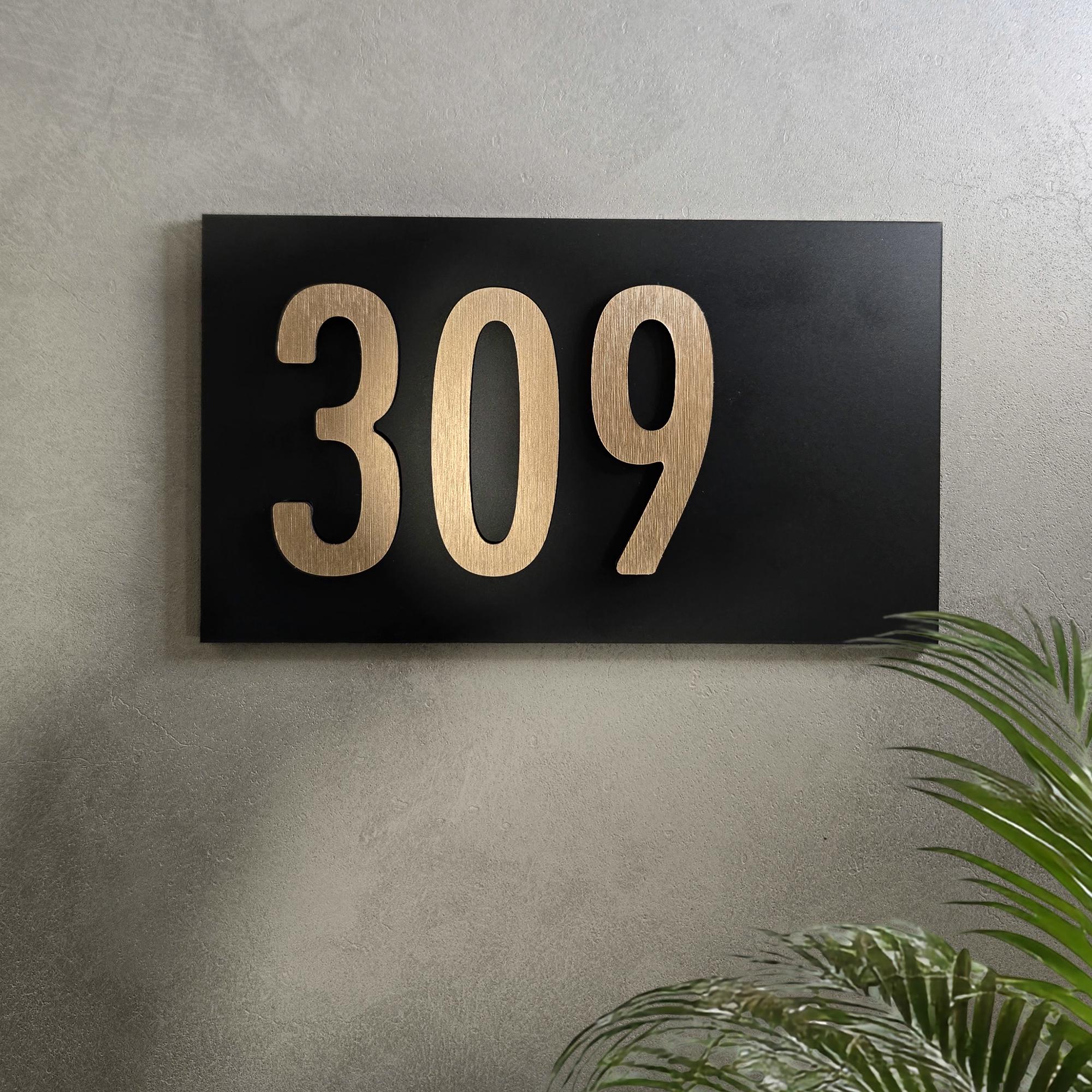 Room Number Sticker Design Personalized Plaque Sign, Room Number Sign, Hotel Room Number, Office ...
