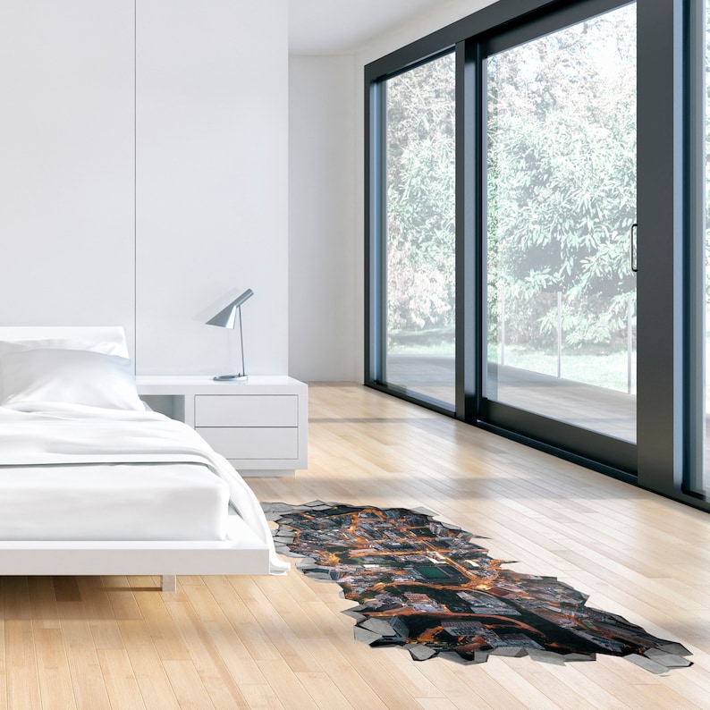 City View Decal 3D - 3d Wallpaper - 3d Floor Decals - 3d Floor Art - 3d ...