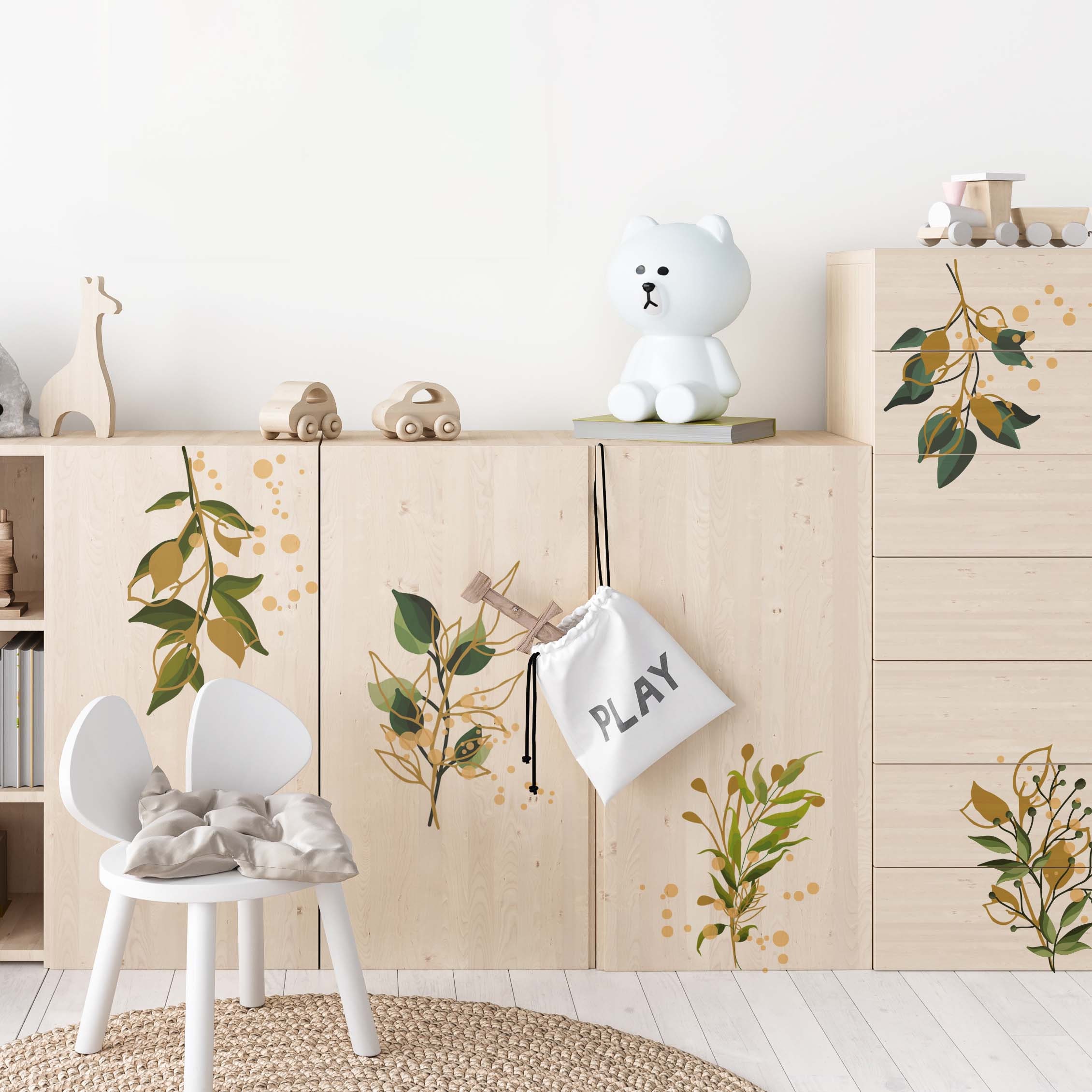 10 Creative Decals to Upcycle IKEA Kid's Furniture - TwinPickle