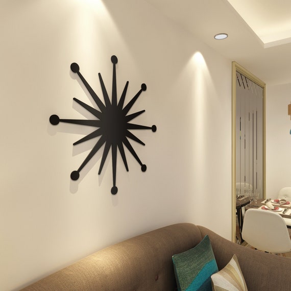 3D Starburst, Mid Century Wall Art, Mid-Century Modern Starburst, Mid Century Home, Mcm Star, SKU:3DSTA