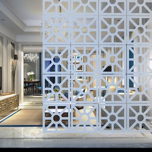 Room Divider, Wall Hanging Room Screen Divider, Wall Hanging Room, Modular Wall Panels Screen, SKU:MO55