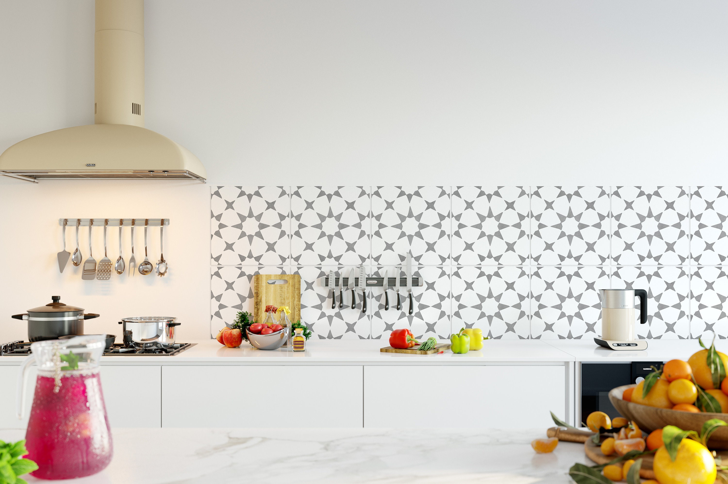Kitchen Peel and Stick Backsplash Roll – Easy, Stylish Kitchen Upgrades