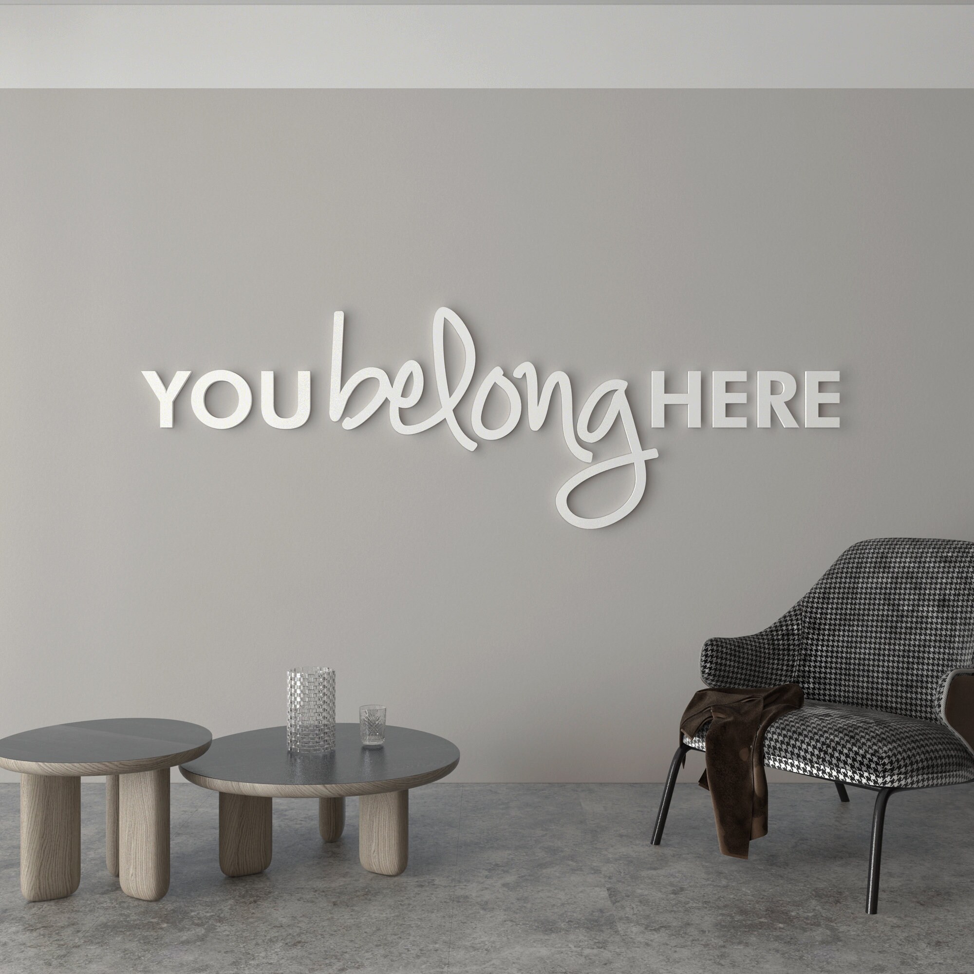 You Belong Here Sign, Classroom Quotes, Motivation Wall Decor, Home Décor,  Church Decor, SKU:YBHE - Etsy, image size:2000x2000