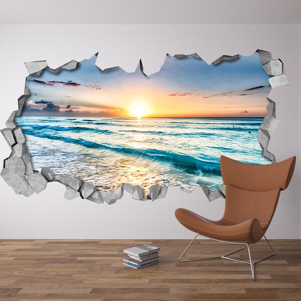 3d Wall Decals Etsy