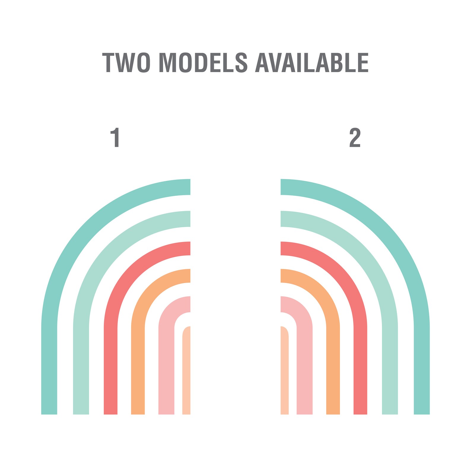 Half Rainbow Decal Large Rainbow Decal Nursery Playroom Etsy