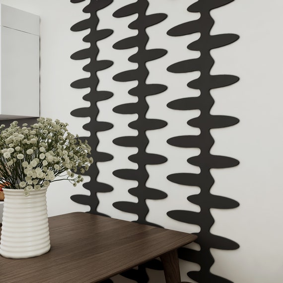 Mid Century Groovy Wall Decor Panels Mid-century Modern - Etsy