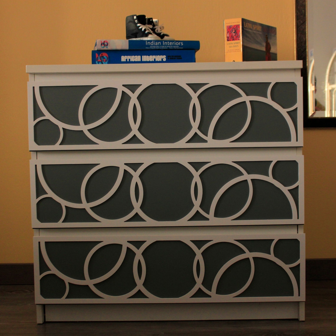 DIY Overlays Furniture Appliques Makeover Fretwork Glam Etsy