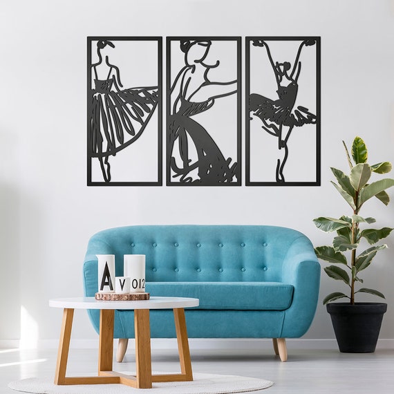 ballet metal wall decor