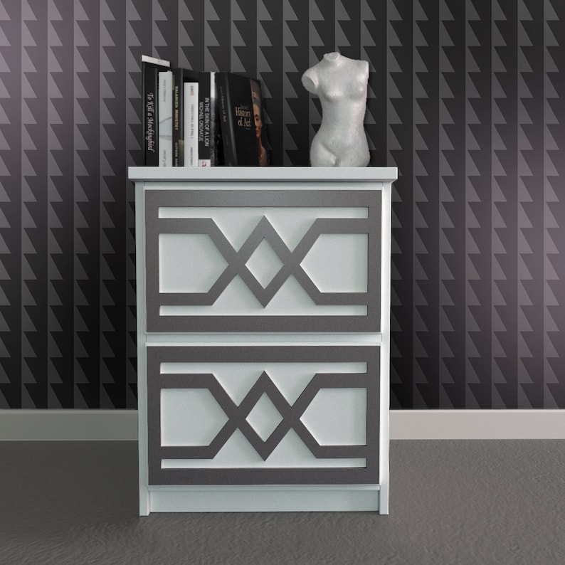 Evora Malm Kits 2 Pieces Furniture Decor Appliques Overlays Mirrored Sku Evma