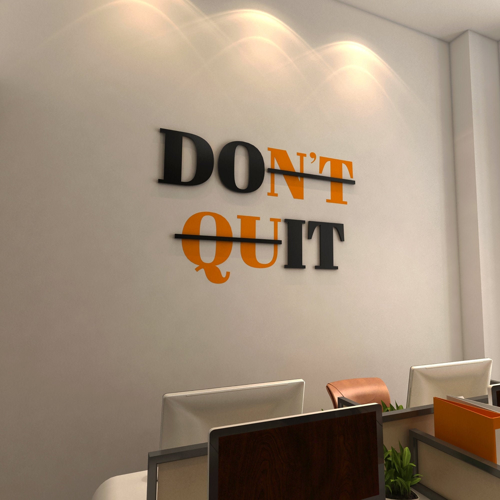 Dont Quit, Do It, Motivational Sign, Gym Office Decor, 3D Wall Decor, Gym  Wall Design, Inspirational Quotes, SKU:DNTQ - Etsy | Poster