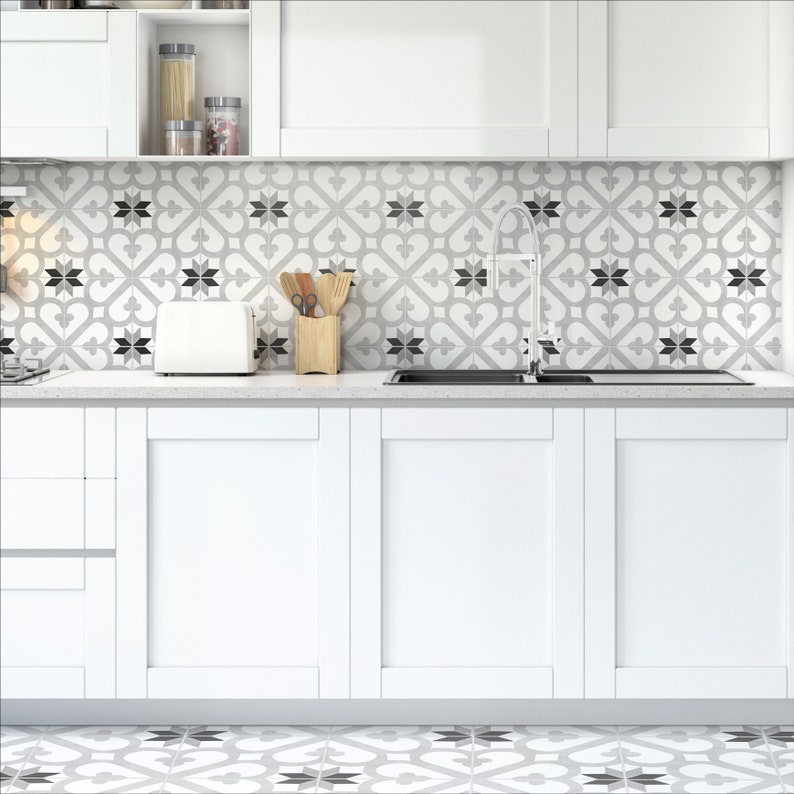 Kitchen Wall Art, Bathroom wall art, Tile Stickers, floor, Waterproof & Removable best selling items - Trending Now - Pack of 10 - SKU:DIAN image 4
