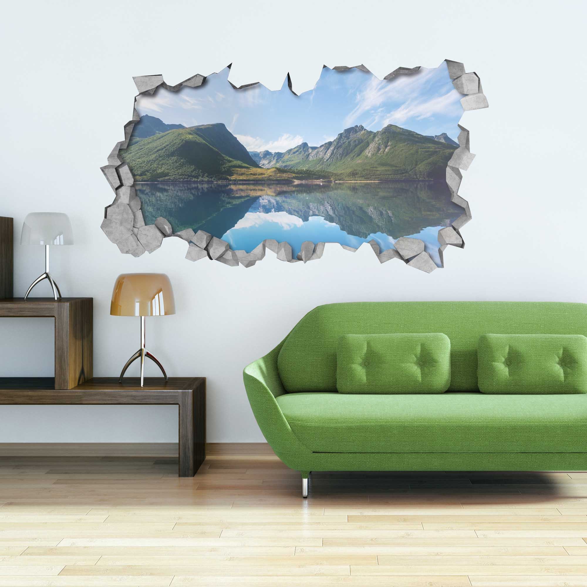 Vinilo Decorativo Pared Rota 3D Cascada Tailandia – DECORATINA VINILOS  TIENDA