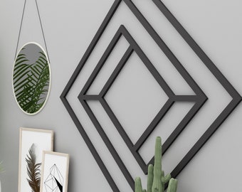 Geometric 3D Wall Art, Abstract Polygon Wall Decor, Modern Wall Sculpture, Minimalist Wall Decor, SKU:IMPRE