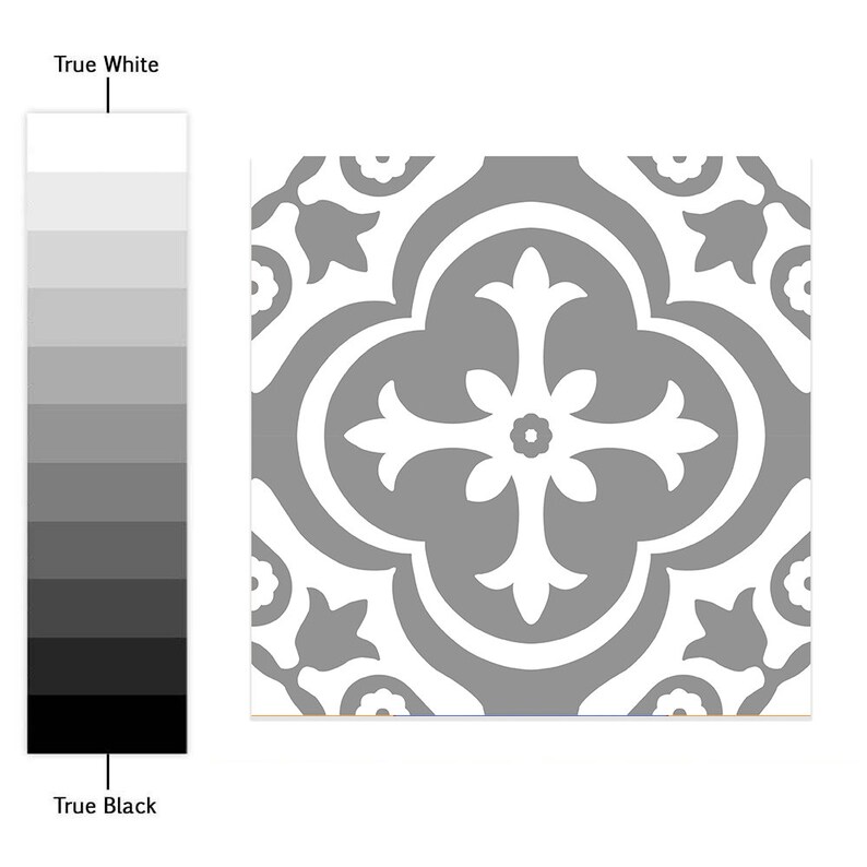 Home Decor, Carrelage Adhésif, Vinyl Floor, Vinyl Flooring, Fliesenaufkleber, Bathroom, Kitchen, Tile Decal, Tiles, Pack of 48 - SKU:MOROFL image 9