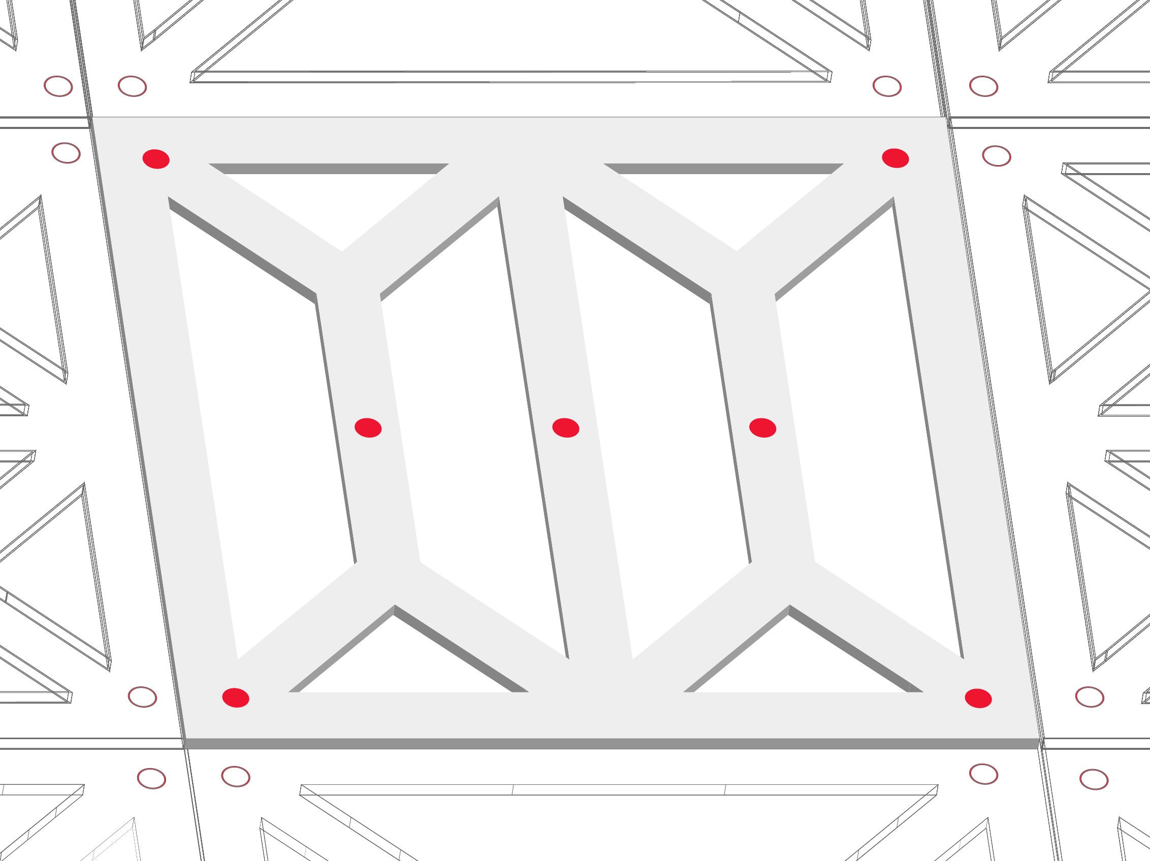 Square Panel Drawing Geometric Square Decor Panel - Wall Panels - DIY Wall Art - Large Wall ...