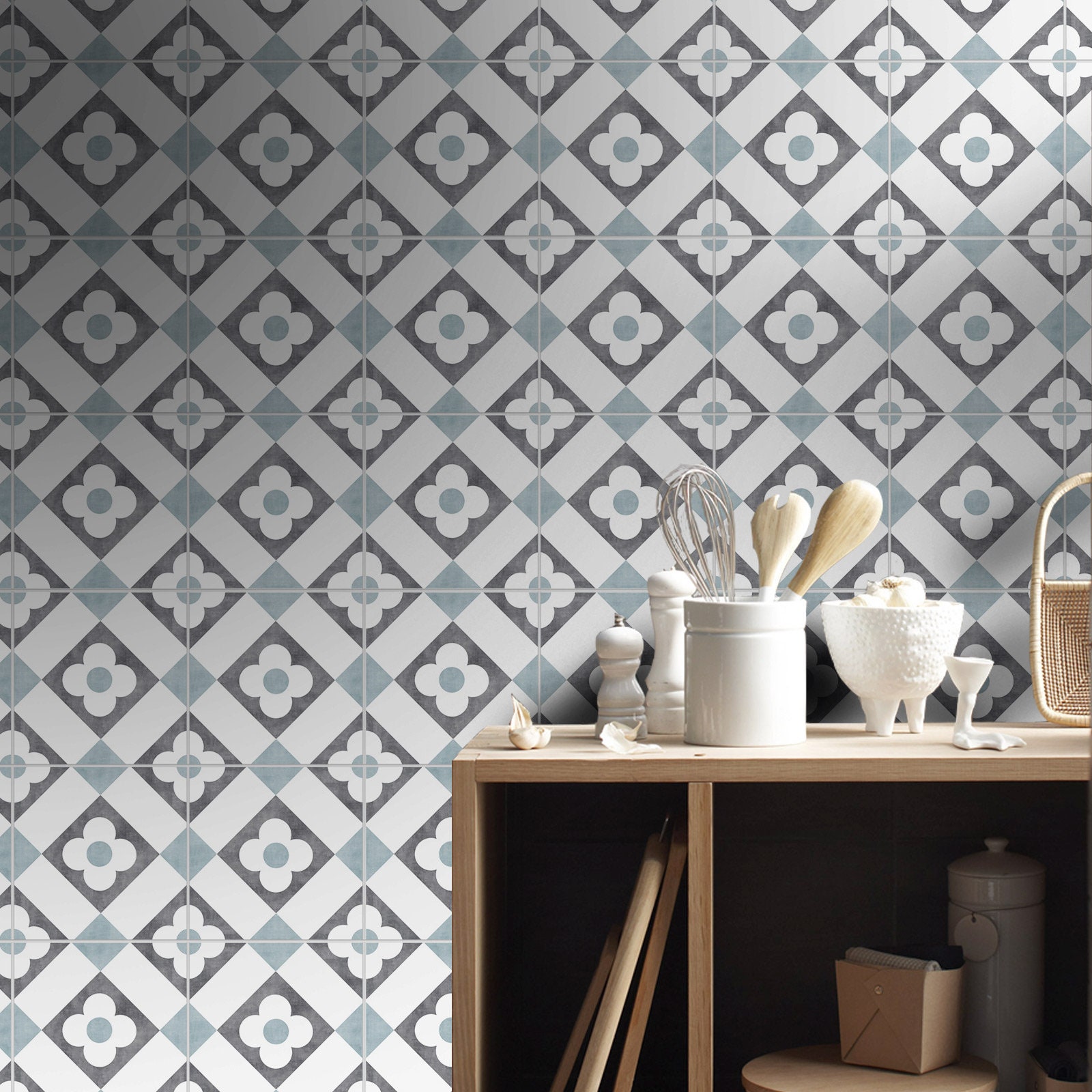 Tile Tag Sticker Tile Stickers, Tile Decals for Kitchen, Bathroom Wall or Backsplash ...