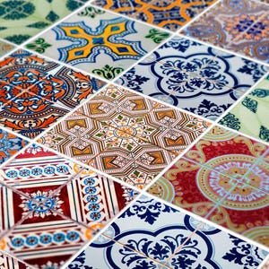 Pegatinas de Carrelage, Pegatinas de Escalera, Carrelage Adhésif, Contrahuella de Escalera, Arte de Pared de Mosaico, Calcomanía de Azulejos, Pegatinas de Azulejos, Paquete de 24 - SKU:SCPTTN3 imagen 5