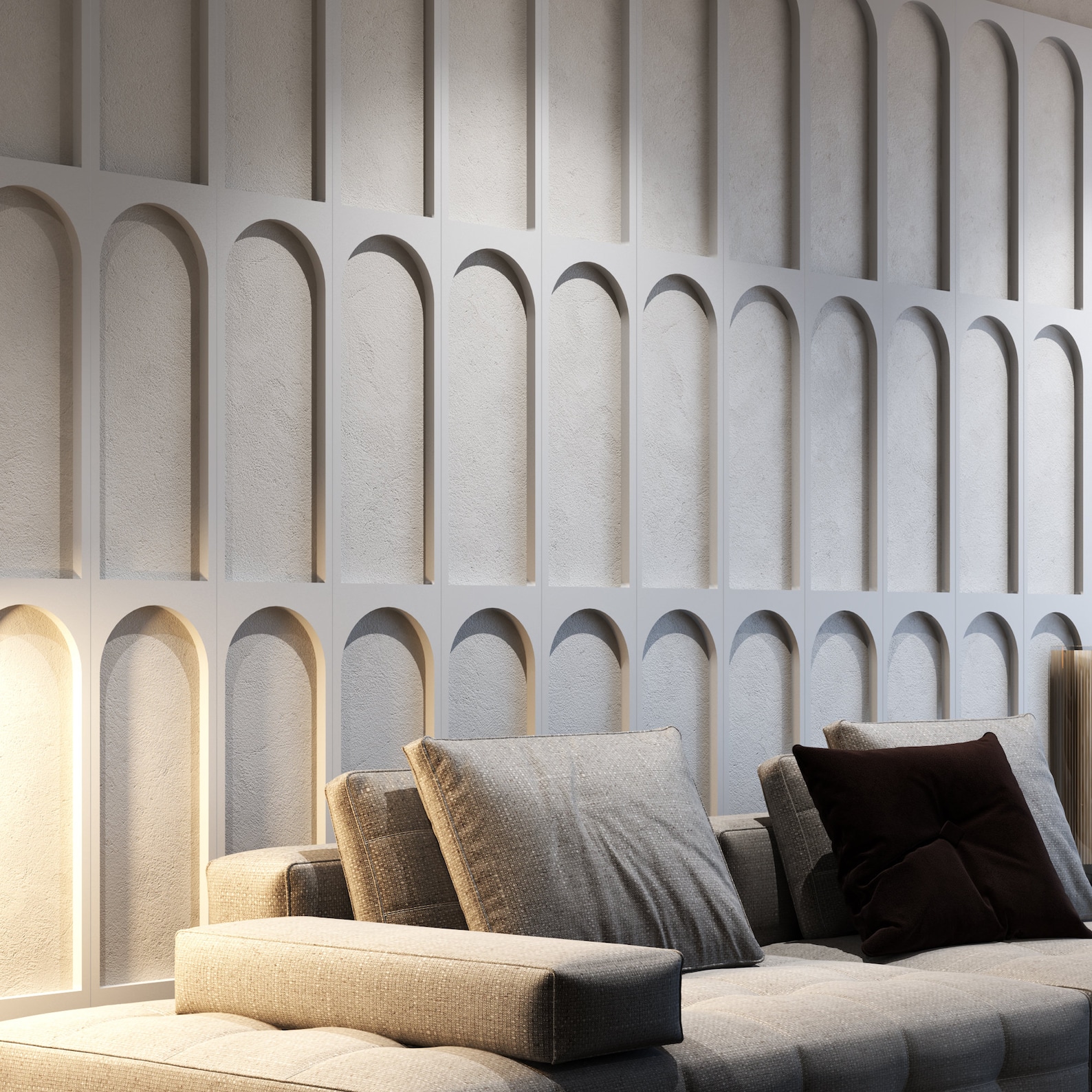 3D Wall Arches, 3dimensional Accent Wall, Geometric Art, Art Design ...