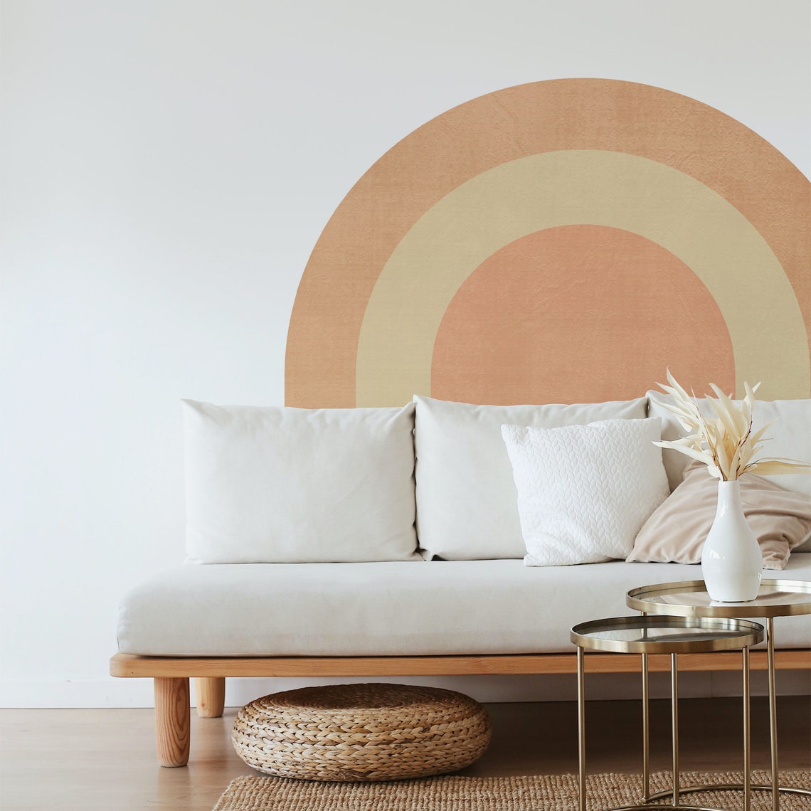 3 Orange Arch Decal Arch Headboard Wall Decal Arch Color Etsy Australia
