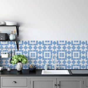 Removable Self Adhesive Backsplash, Peel and Stick for Kitchen, Backsplash Decals, Vinyl Kitchen Splashback, SKU:RT04