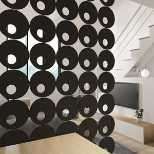 Corvo Island Modular Room Separator, Hanging Room Divider, Suspended Room Separator, SKU:MO78