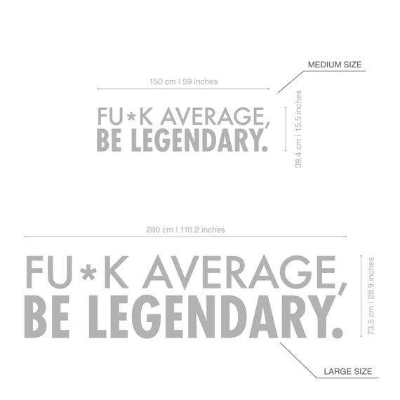 Be Legendary Workplace Wall Art Functional Office Décor -  Sweden