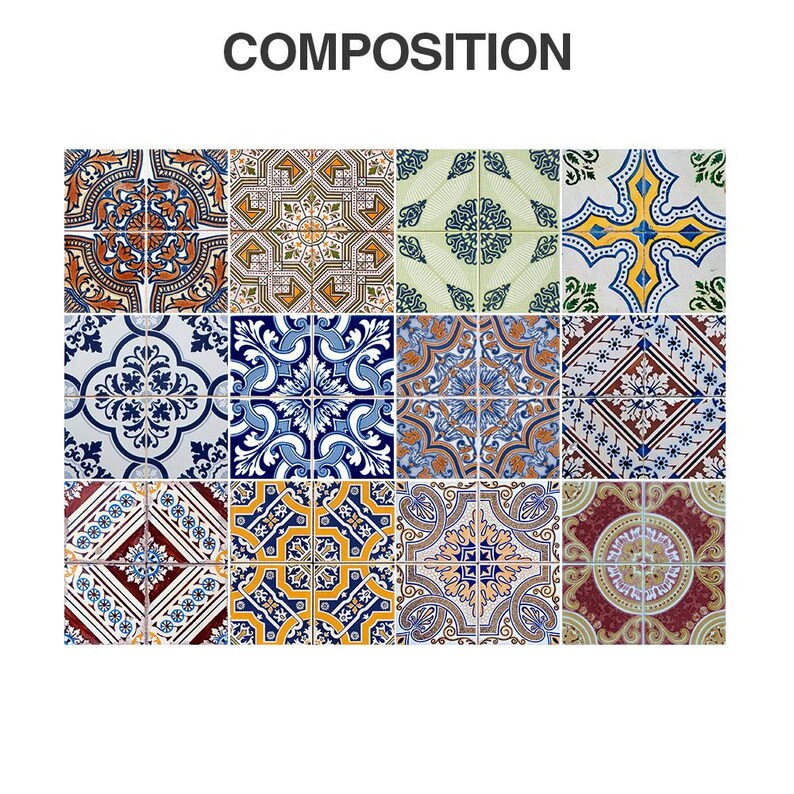 Pegatinas de Carrelage, Pegatinas de Escalera, Carrelage Adhésif, Contrahuella de Escalera, Arte de Pared de Mosaico, Calcomanía de Azulejos, Pegatinas de Azulejos, Paquete de 24 - SKU:SCPTTN3 imagen 6
