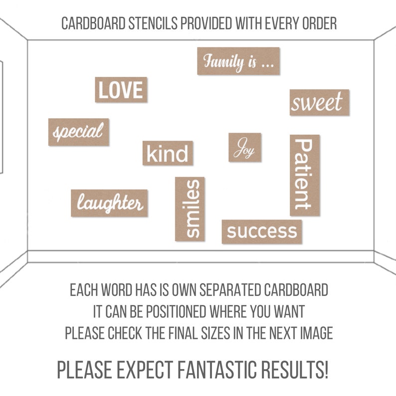 Gallery Wall 3D Quotes Gallery Wall Decor Gallery Wall Etsy Canada