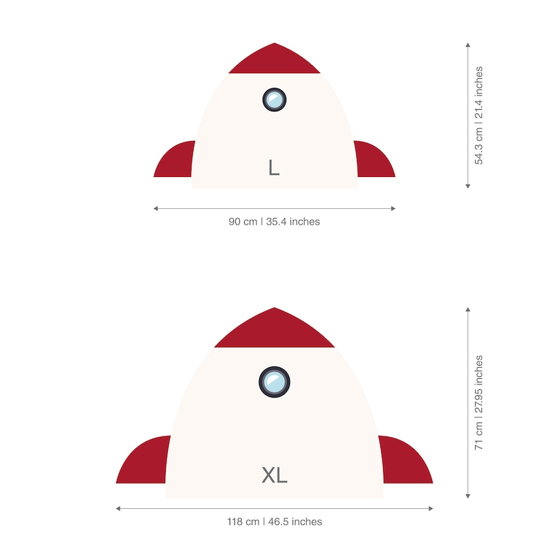 Rocket Ship Headboard Decal Space Ship Astronaut Rocket Etsy