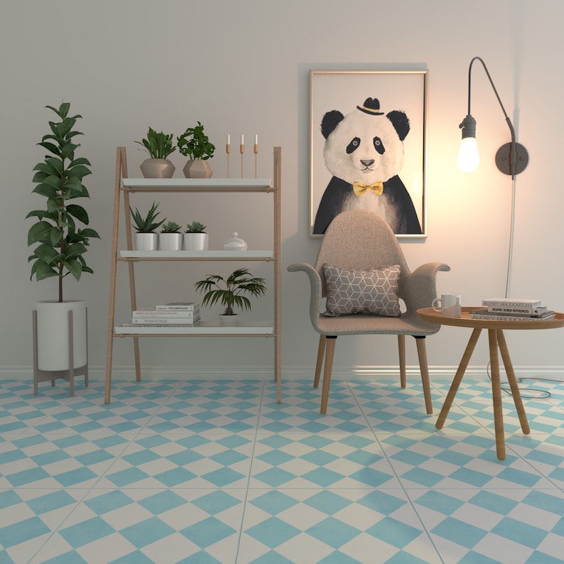 Stockholm Tile Stickers Squares Pattern Decal Tiles For Image 0