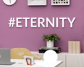 Boss Lady Sign | Eternity #Hashtag | Boss Lady Gift - SKU:ETEY