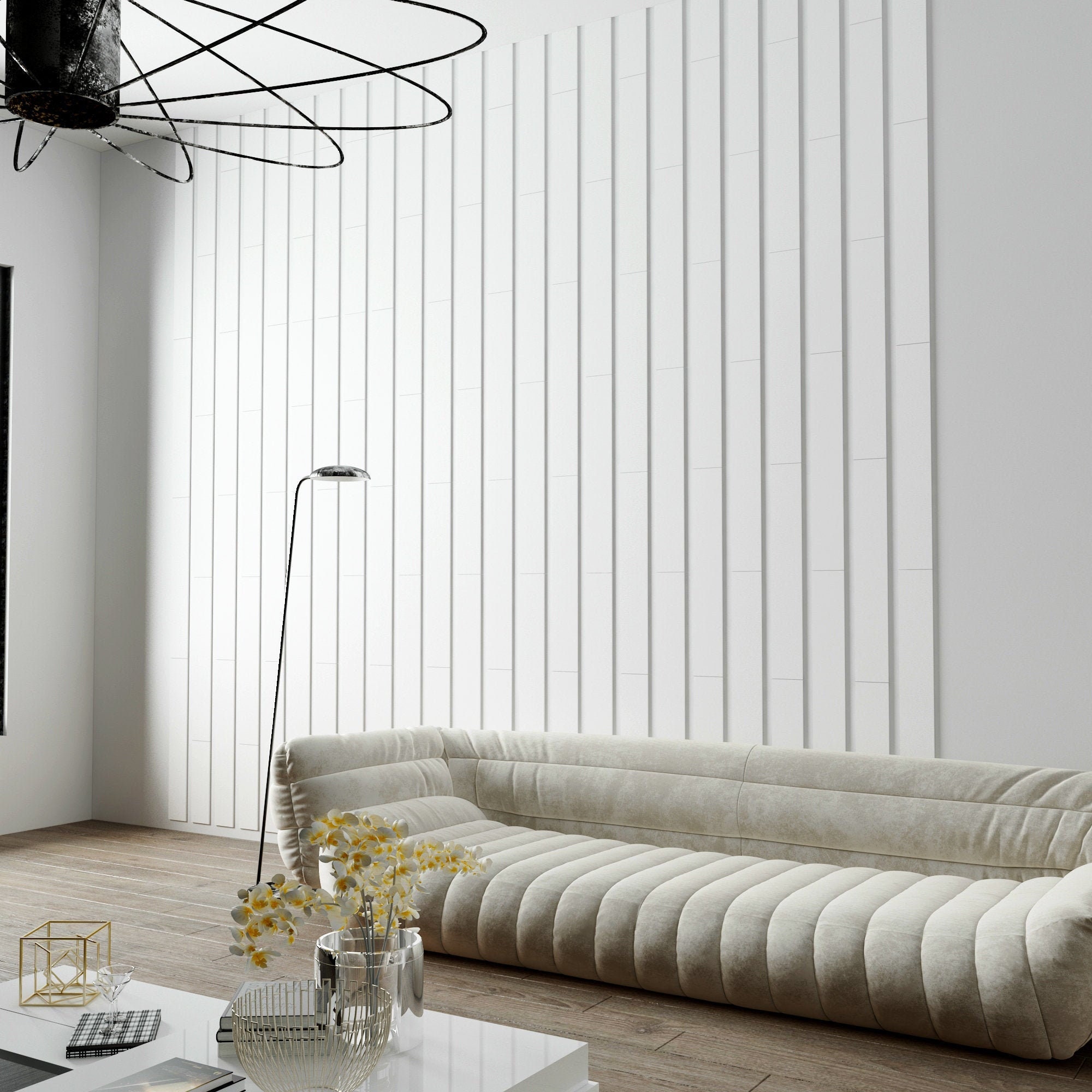 friso-pared-leroy-merlin  Wall decor design, White beadboard, Home decor
