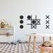 Tic-tac-toe - Game - Gamer - Kids - Children Games - Wall Decor 3D - Kids Decor - 3D, Fretwork - Nursery Decor - SKU:TTT