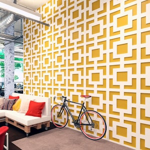 Mid Century Modern - Wall Paneling - Panele 3D - 3D Wall Panels - Wall Panels - Paneling - Decorative Wall Panels - 3D Tiles - SKU:MIDS3DP image 1