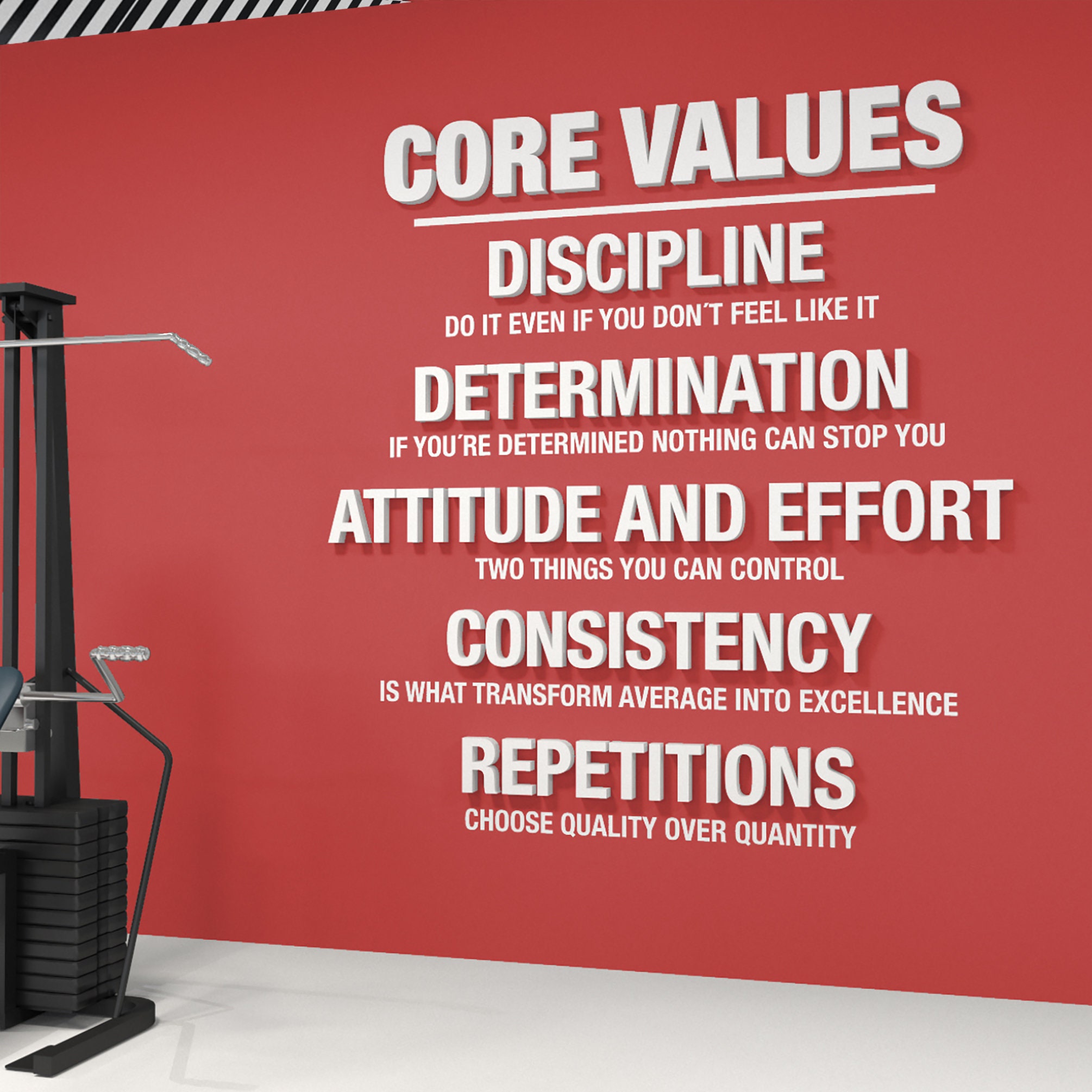 Gym Values Gym Gym Sign Gym Decor Gym Wall Art Gym Values Gym | Etsy