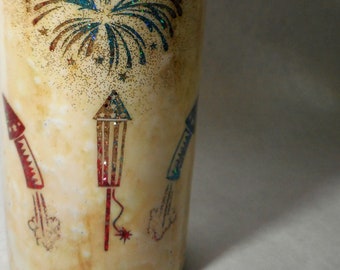 Distressed Patriotic Tumbler
