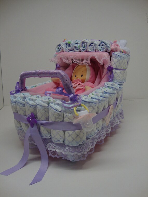 stroller diaper cake