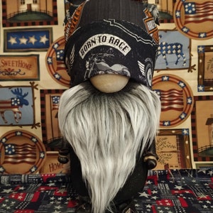 Harley Davidson biker gnome