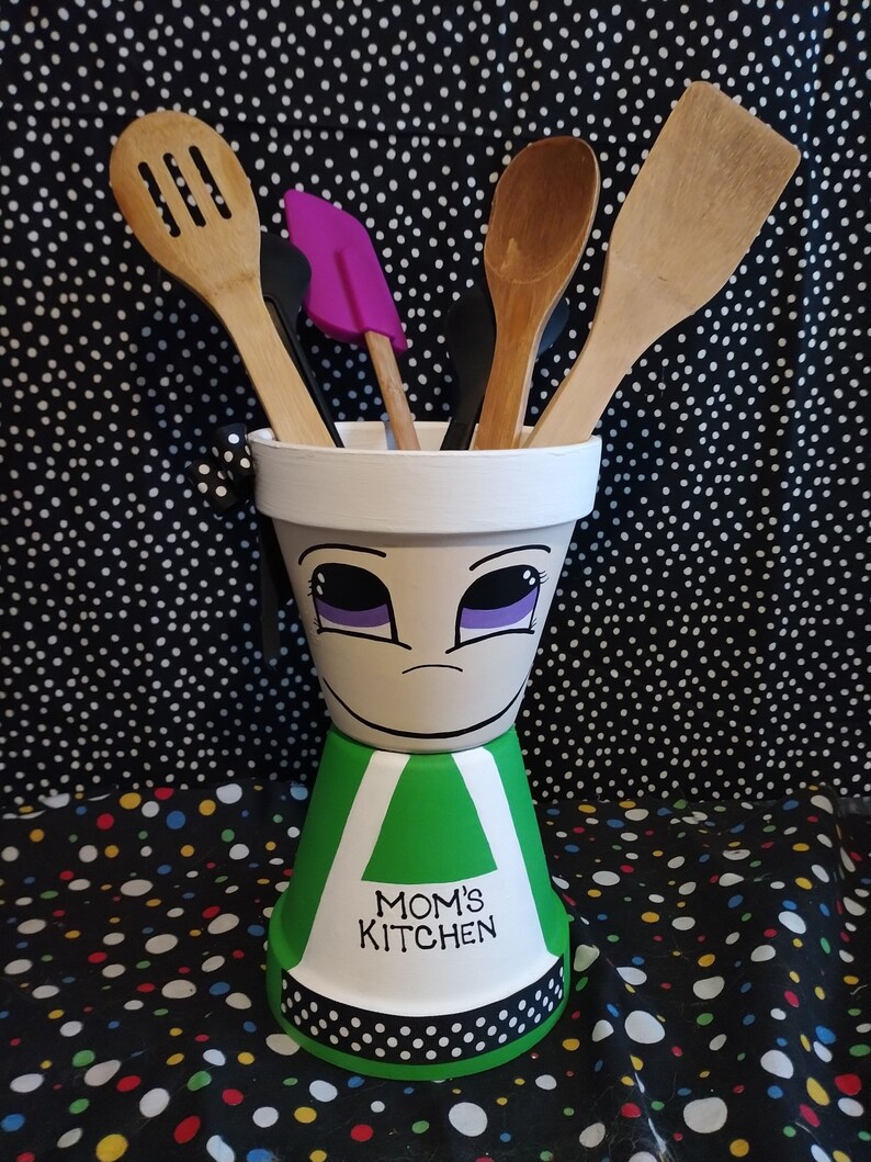 Mom's Kitchen Utensil Holder Etsy