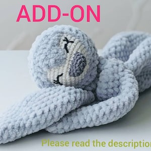 Patrón ADD-ON, *BABY* Penguin Comforter, patrón de pingüino de ganchillo, patrón de comfroter amigurumi, patrón de pingüino amigurumi, amor de pingüino
