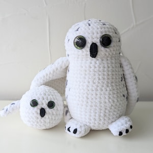 PATTERN ONLY, Snowy Owls, snowy owl crochet pattern, snowy owl amigurumi, snowy owl amigurumi pattern, amigurumi owl, crochet owl