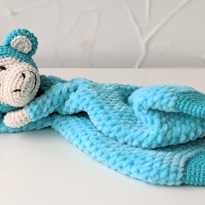 PATTERN ONLY, *CUDDLY* Monkey Comforter, crochet lovey, crochet monkey pattern, amigurumi lovey pattern, monkey lovey pattern crochet monkey