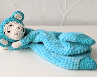 Crochet Monkey Comforter Pattern: Amigurumi Lovey (PDF Pattern)