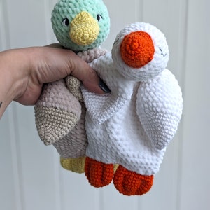 Crochet Duck and Goose Comforter Pattern: Amigurumi Snuggler (PDF Pattern)