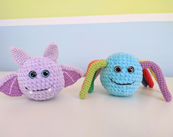 Amigurumi Bat and Spider Crochet Pattern (PDF)